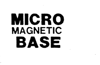 MICRO MAGNETIC BASE