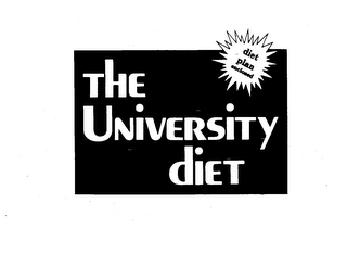 THE UNIVERSITY DIET trademark