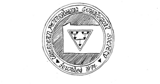 WESTERN PENNSYLVANIA GENEALOGICAL SOCIETY FOUNDED 1974