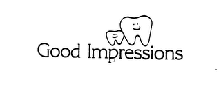 GOOD IMPRESSIONS trademark