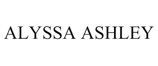 ALYSSA ASHLEY trademark