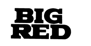 BIG RED trademark
