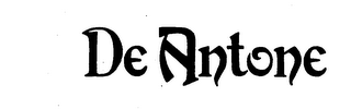 DE ANTONE trademark