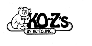 KO-Z'S BY AL-TO, INC. trademark