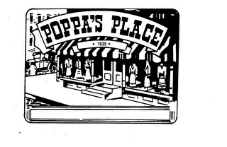 POPPA'S PLACE 1929 trademark
