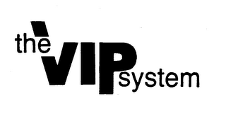 THE VIP SYSTEM trademark