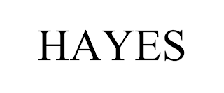 HAYES trademark