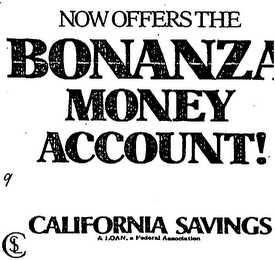 BONANZA MONEY ACCOUNT!