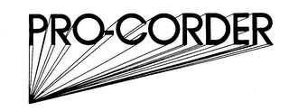 PRO-CORDER trademark