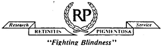 RP RESEARCH RETINITIS PIGMENTOSA SERVICE "FIGHTING BLINDNESS"