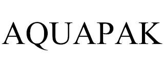 AQUAPAK trademark
