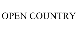 OPEN COUNTRY trademark
