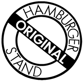 HAMBURGER ORIGINAL STAND trademark