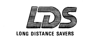 LDS LONG DISTANCE SAVERS trademark