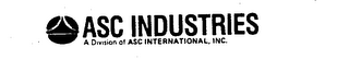 ASC INDUSTRIES A DIVISION OF ASC INTERNATIONAL, INC.