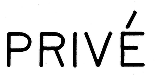 PRIVE trademark