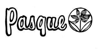 PASQUE trademark