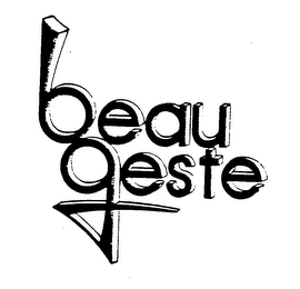 BEAU GESTE trademark
