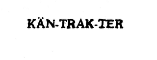 KAN-TRAK-TER trademark