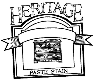 HERITAGE PASTE STAIN trademark