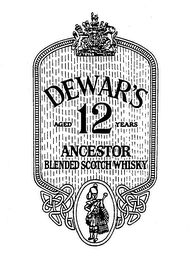 DEWAR'S AGED 12 YEARS ANCESTOR BLENDED SCOTCH WHISKY