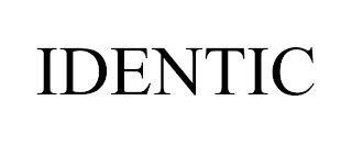 IDENTIC trademark