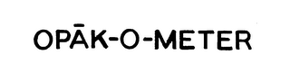 OPAK-O-METER trademark