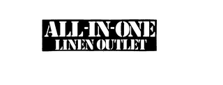 ALL-IN-ONE LINEN OUTLET trademark