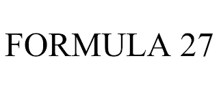 FORMULA 27 trademark