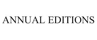 ANNUAL EDITIONS trademark