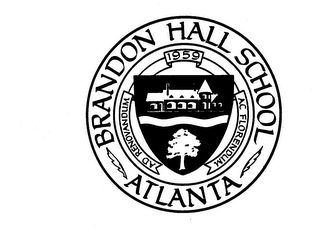 BRANDON HALL SCHOOL ATLANTA 1959