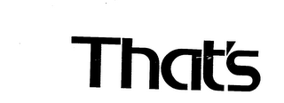 THAT'S trademark
