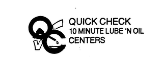 QC QUICK CHECK 10 MINUTE LUBE 'N OIL CENTERS