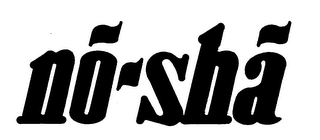 NO-SHA trademark