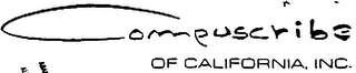 COMPUSCRIBE OF CALIFORNIA