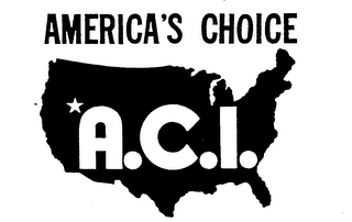 AMERICA'S CHOICE A.C.I. trademark