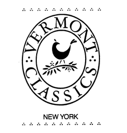 VERMONT CLASSICS NEW YORK trademark