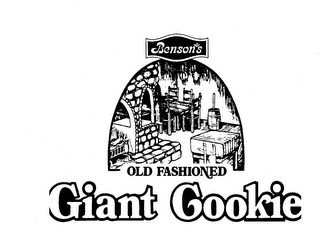 BENSONS OLD FASHIONED GIANT COOKIE