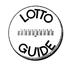 LOTTO GUIDE trademark