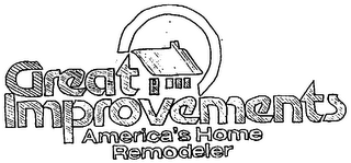 GREAT IMPROVEMENTS AMERICA'S HOME REMODELER trademark
