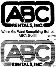 ABC RENTALS, INC.