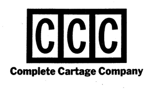 CCC COMPLETE CARTAGE COMPANY