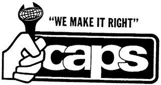 WE MAKE IT RIGHT CAPS