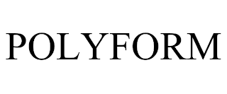 POLYFORM trademark