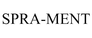 SPRA-MENT trademark