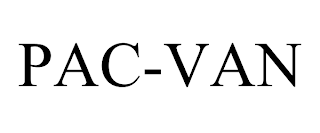 PAC-VAN trademark