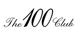 THE 100 CLUB trademark
