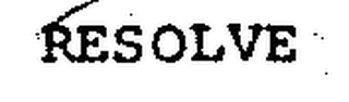 RESOLVE trademark
