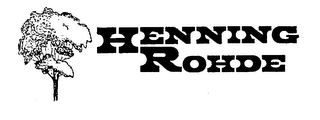 HENNING ROHDE trademark