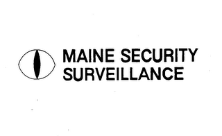 MAINE SECURITY SURVEILLANCE trademark